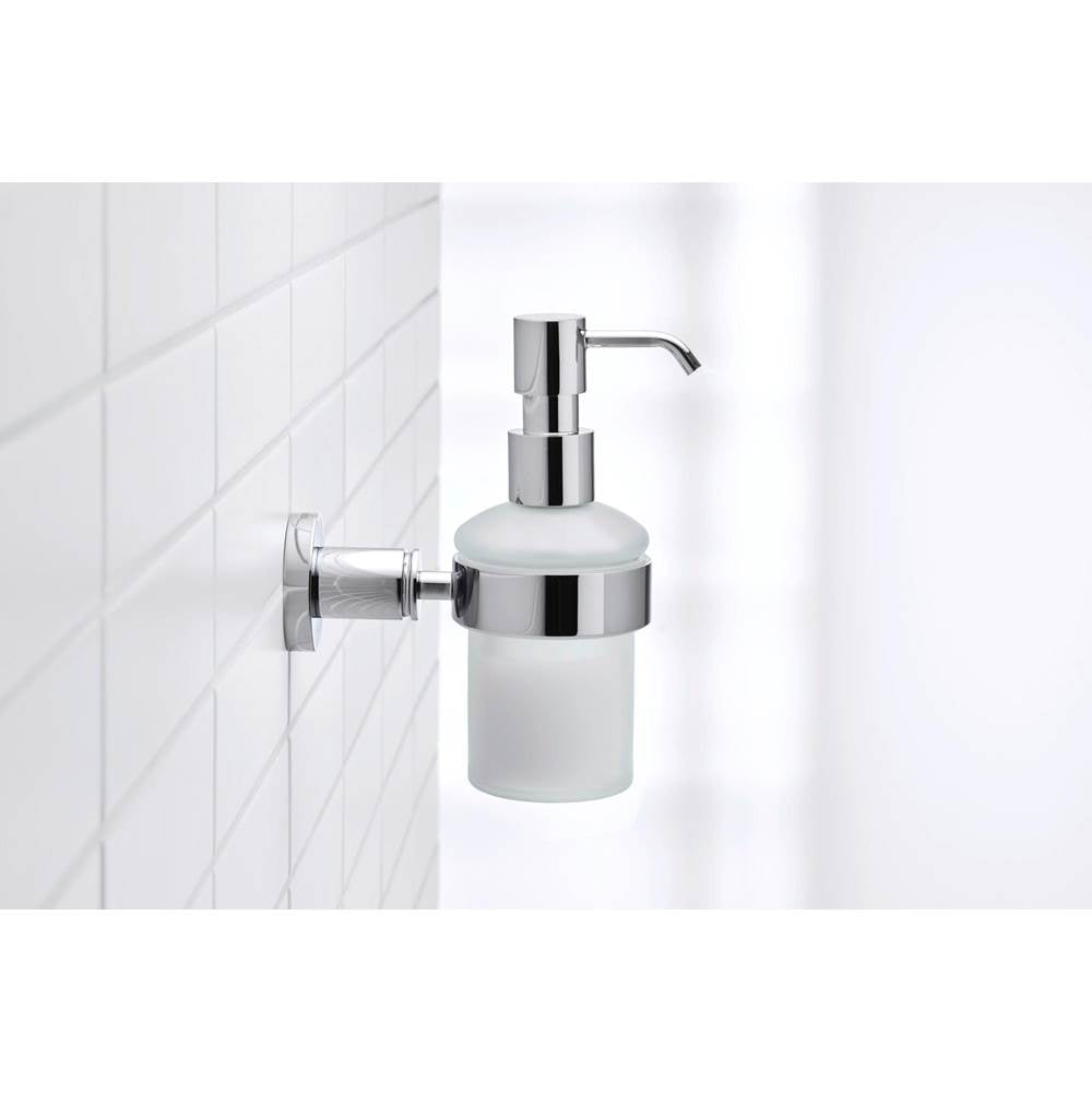 D-Code Soap Dispenser Chrome