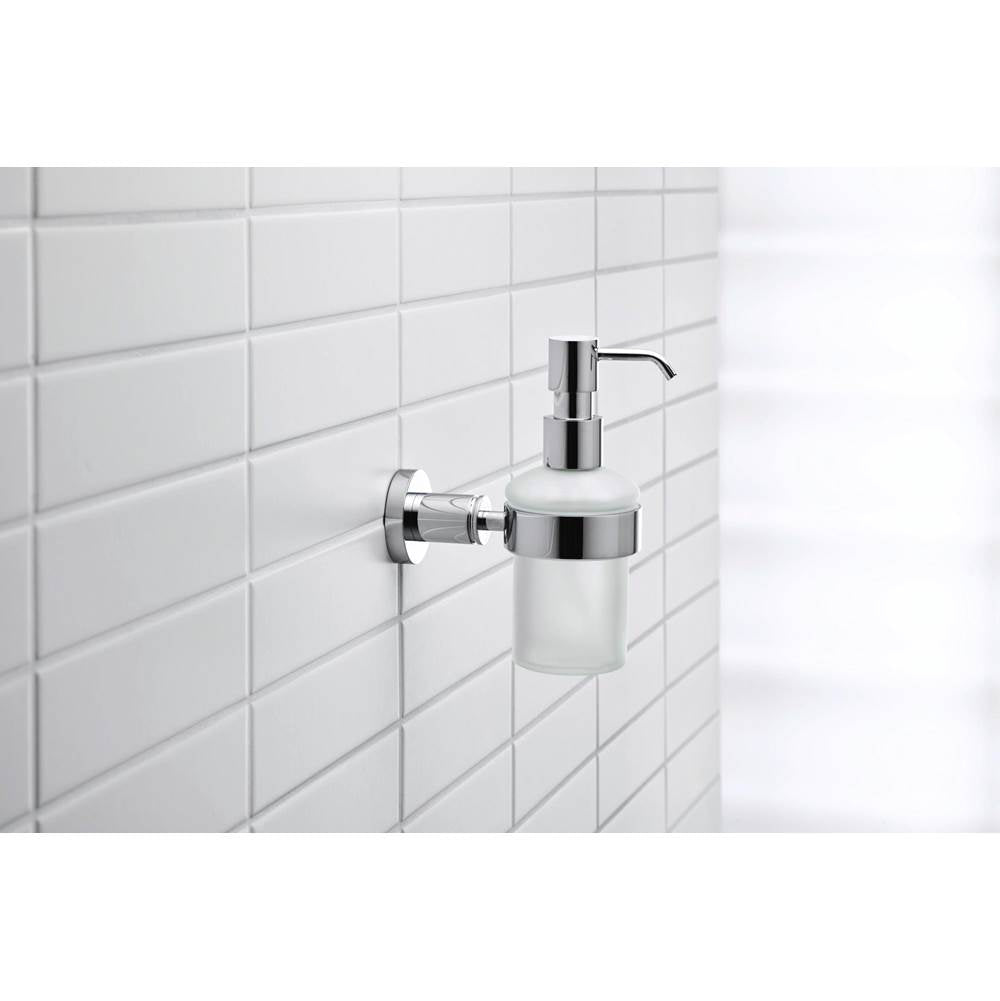 D-Code Soap Dispenser Chrome