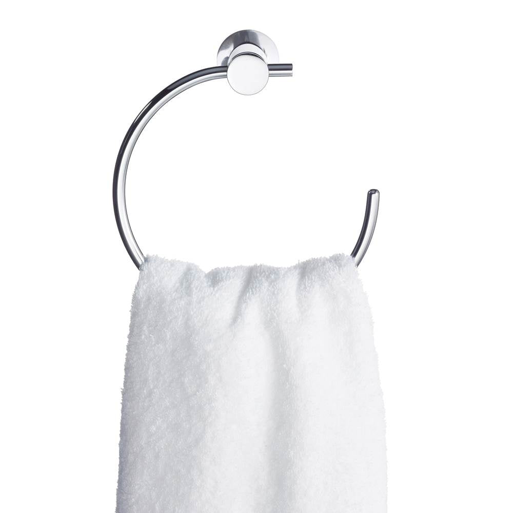 D-Code Towel Ring Chrome