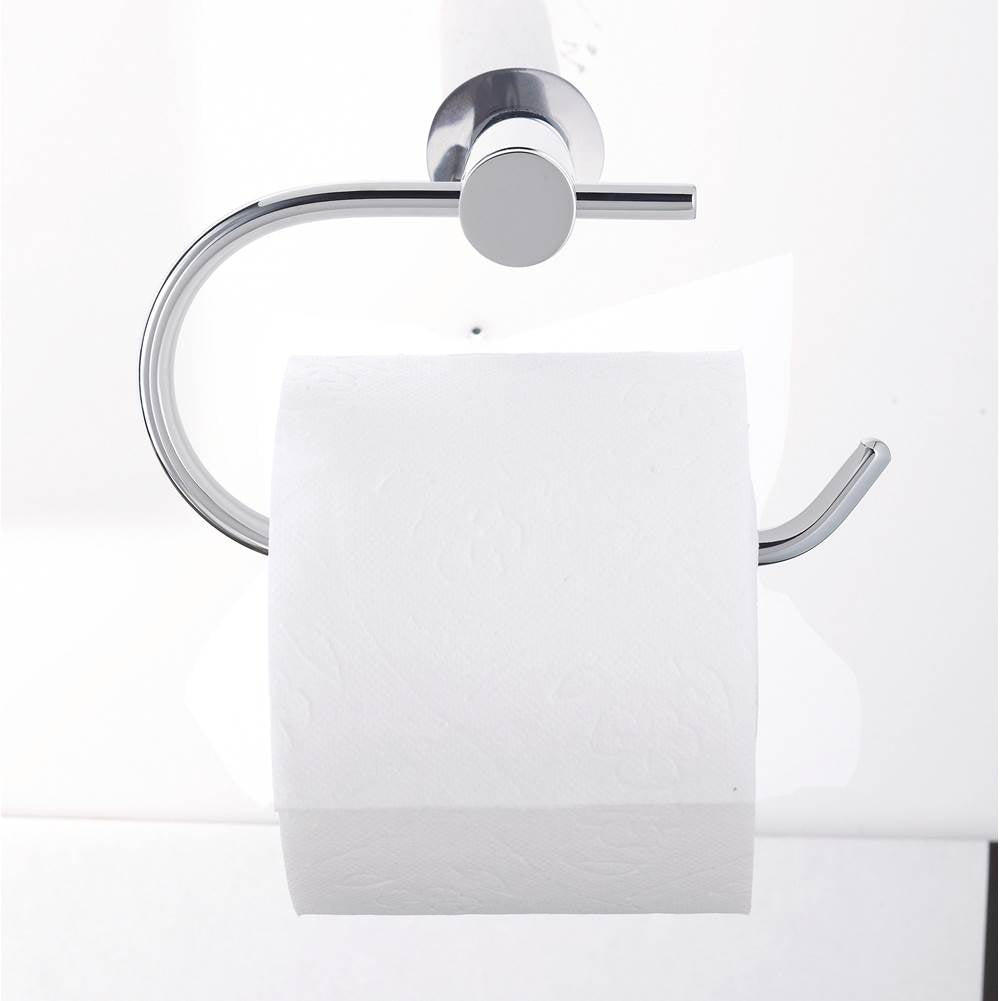D-Code Toilet Paper Holder Chrome