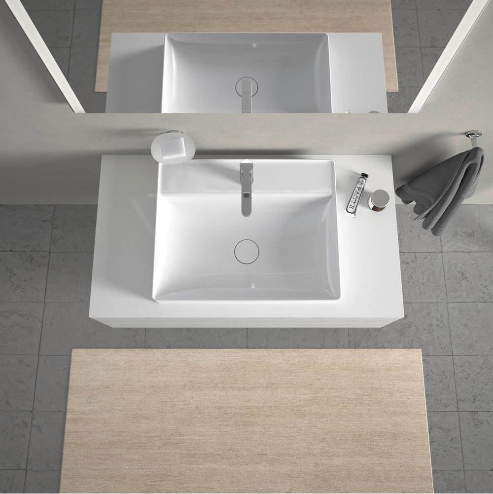 DuraSquare Washbowl White