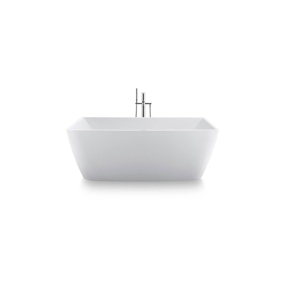 DuraSquare Freestanding Bathtub White