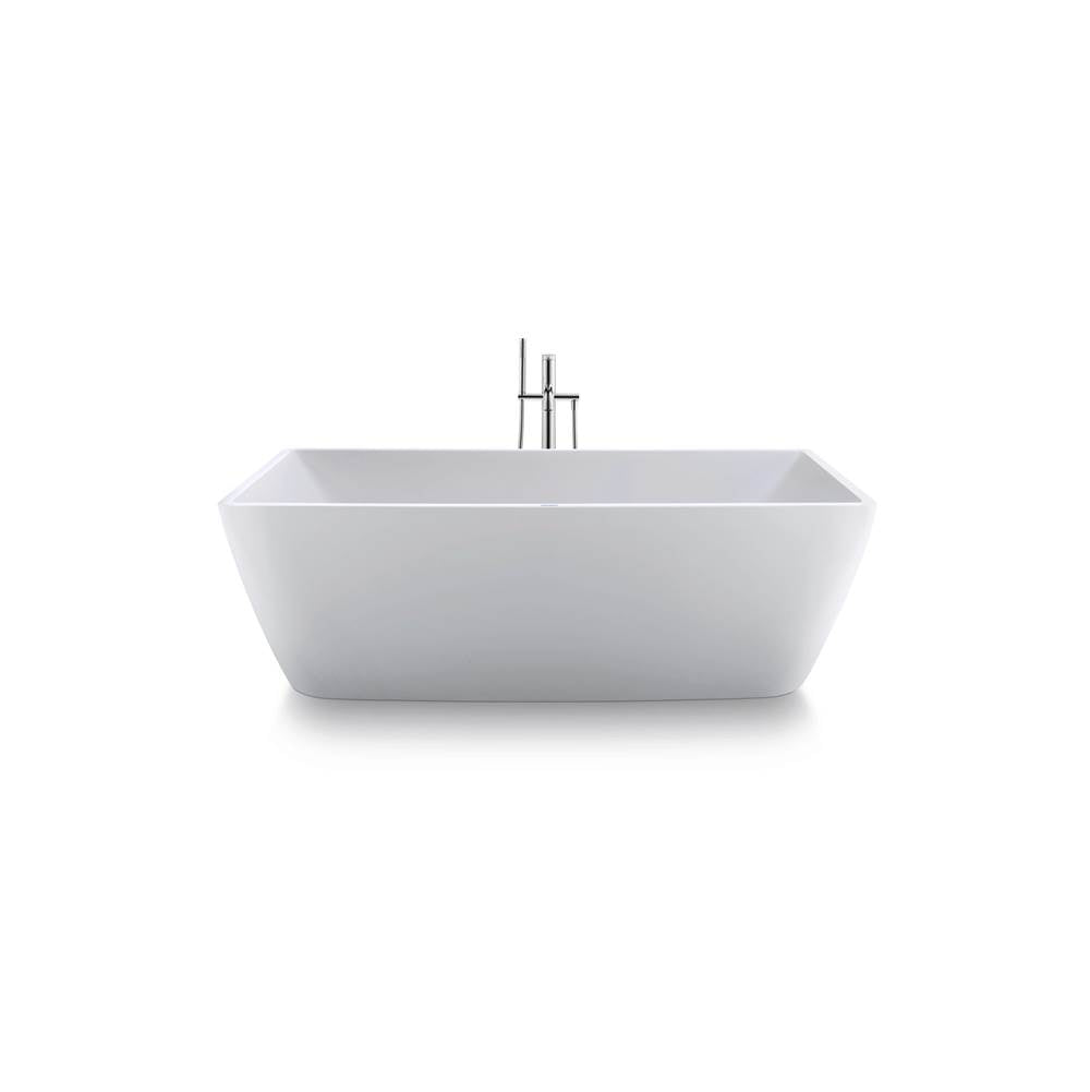 DuraSquare Freestanding Bathtub White