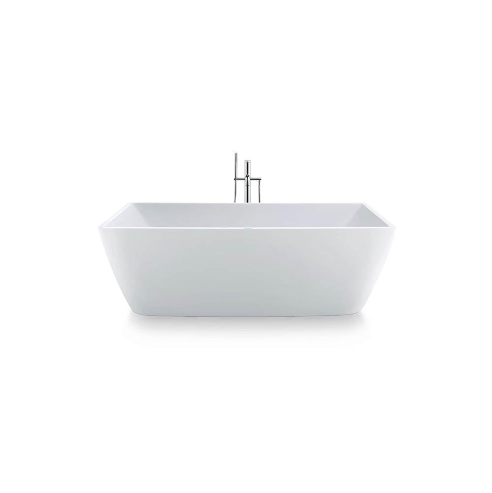 DuraSquare Freestanding Bathtub White