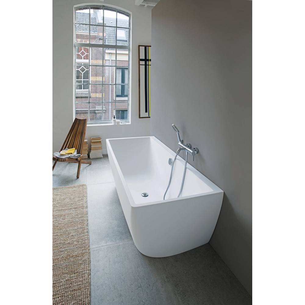DuraSquare Back-to-Wall Bathtub White