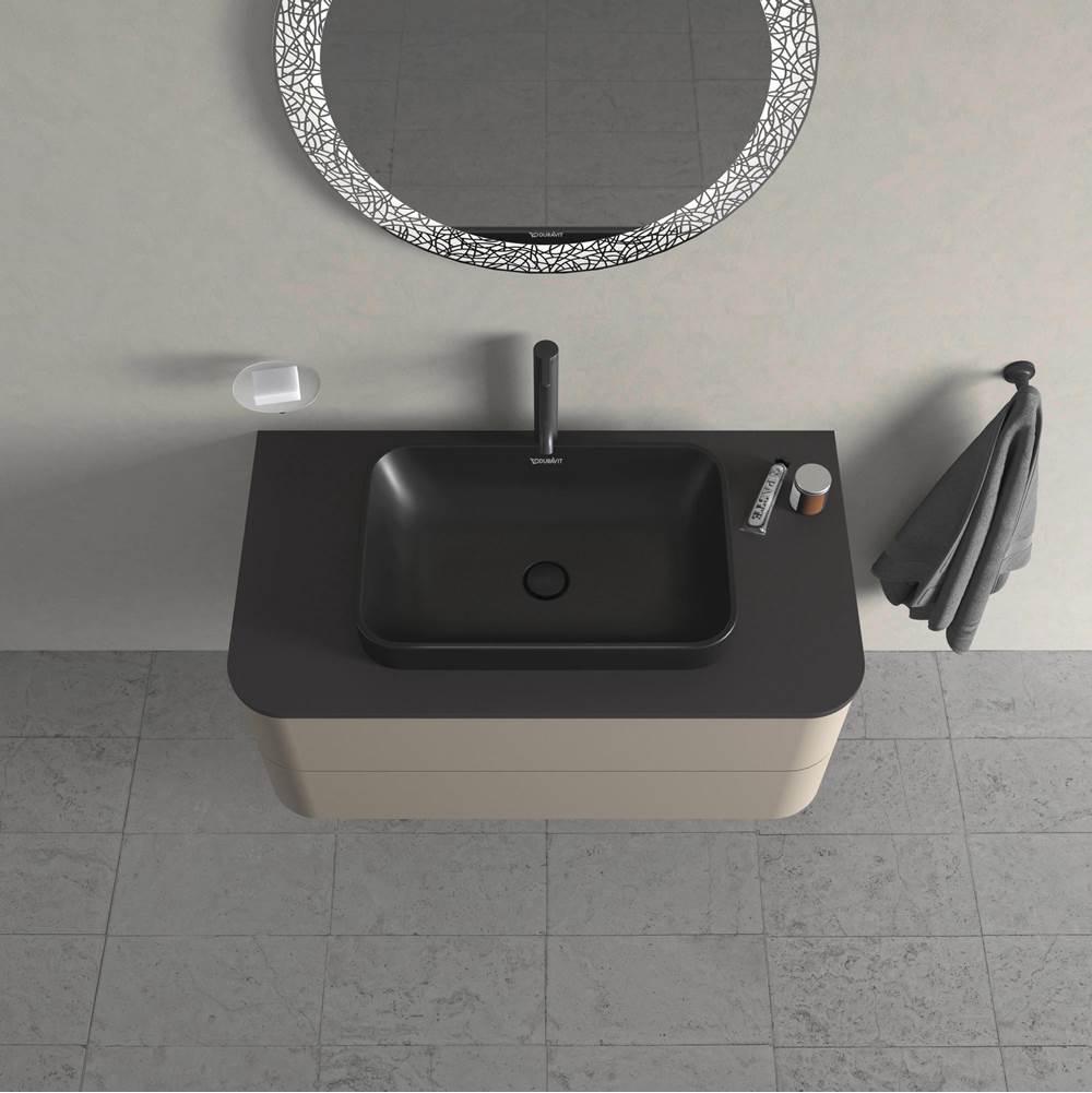 Happy D.2 Plus Two Drawer Wall-Mount Vanity Unit White