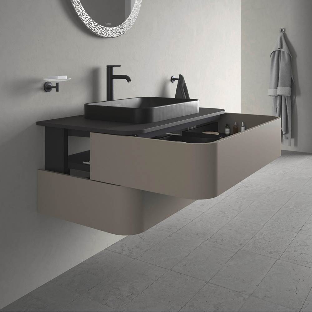 Happy D.2 Plus Two Drawer Wall-Mount Vanity Unit White