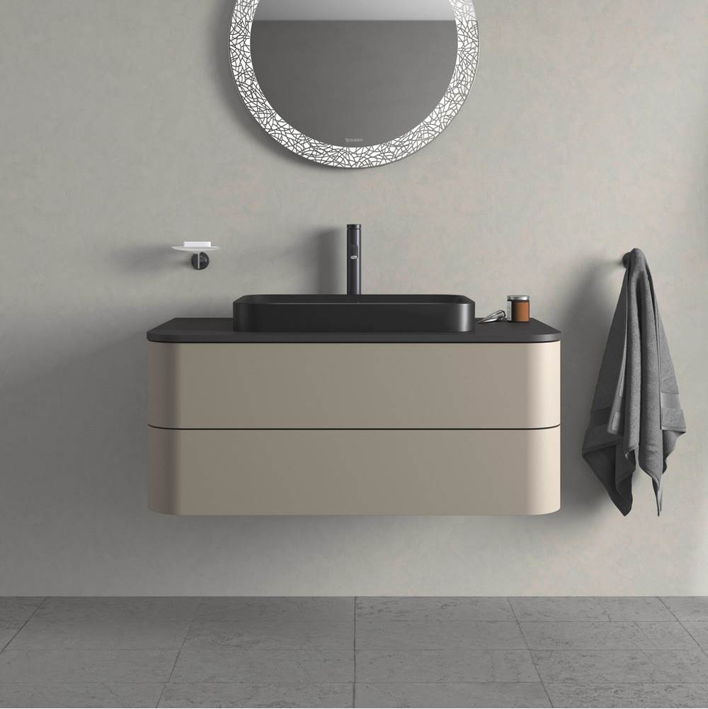 Happy D.2 Plus Two Drawer Wall-Mount Vanity Unit White