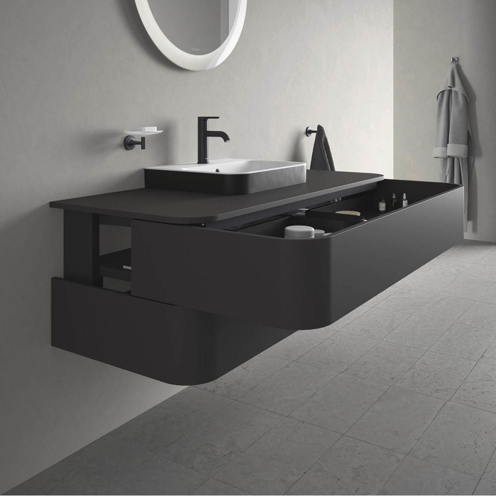 Happy D.2 Plus Two Drawer Wall-Mount Vanity Unit White