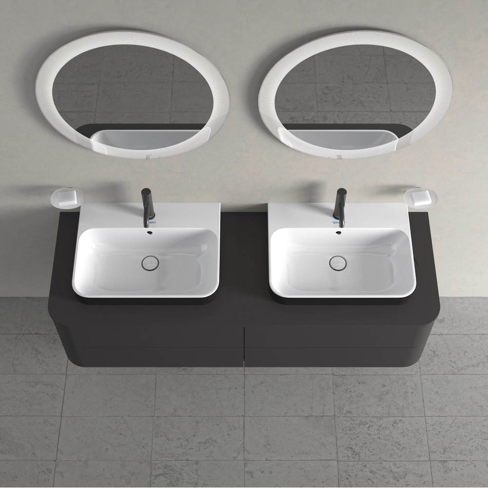 Happy D.2 Plus Four Drawer Wall-Mount Vanity Unit White