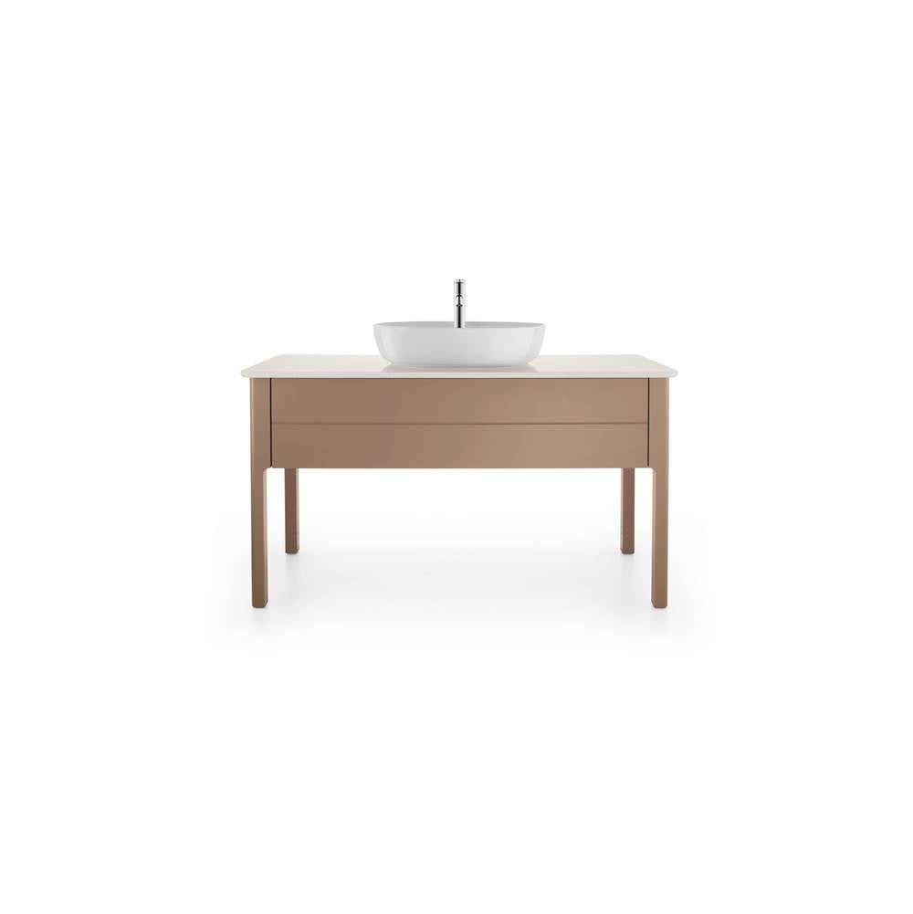Luv Console with One Sink Cut-Out White