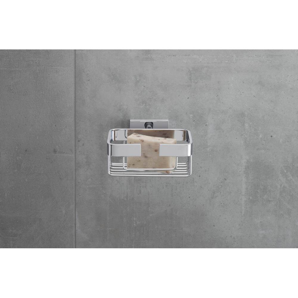 Karree Soap Dish Chrome
