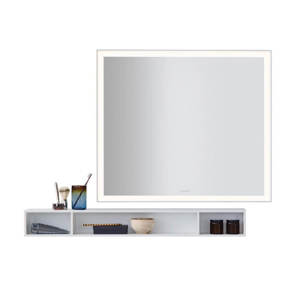 L-Cube Wall Shelf with Three Compartments Concrete Gray