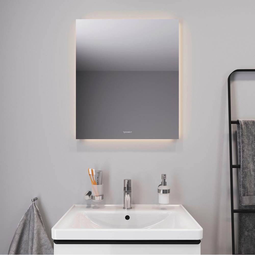 Light & Mirror Mirror with Lighting White