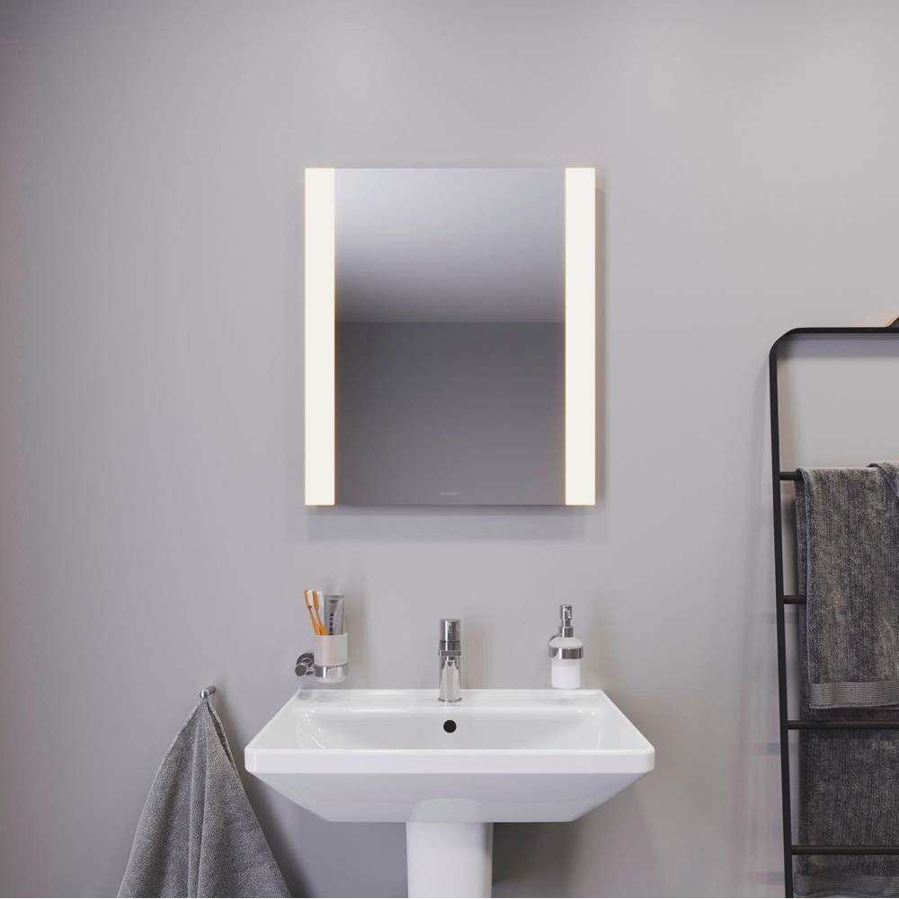 Light & Mirror Mirror with Lighting White