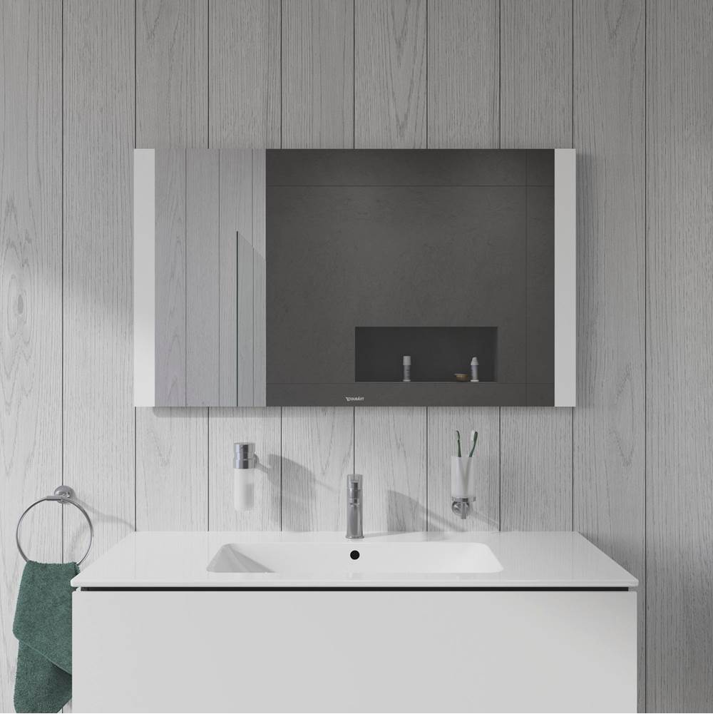 Light & Mirror Mirror with Lighting White