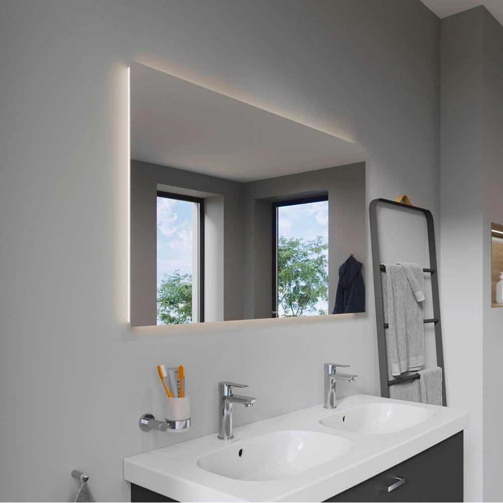 Light & Mirror Mirror with Lighting White