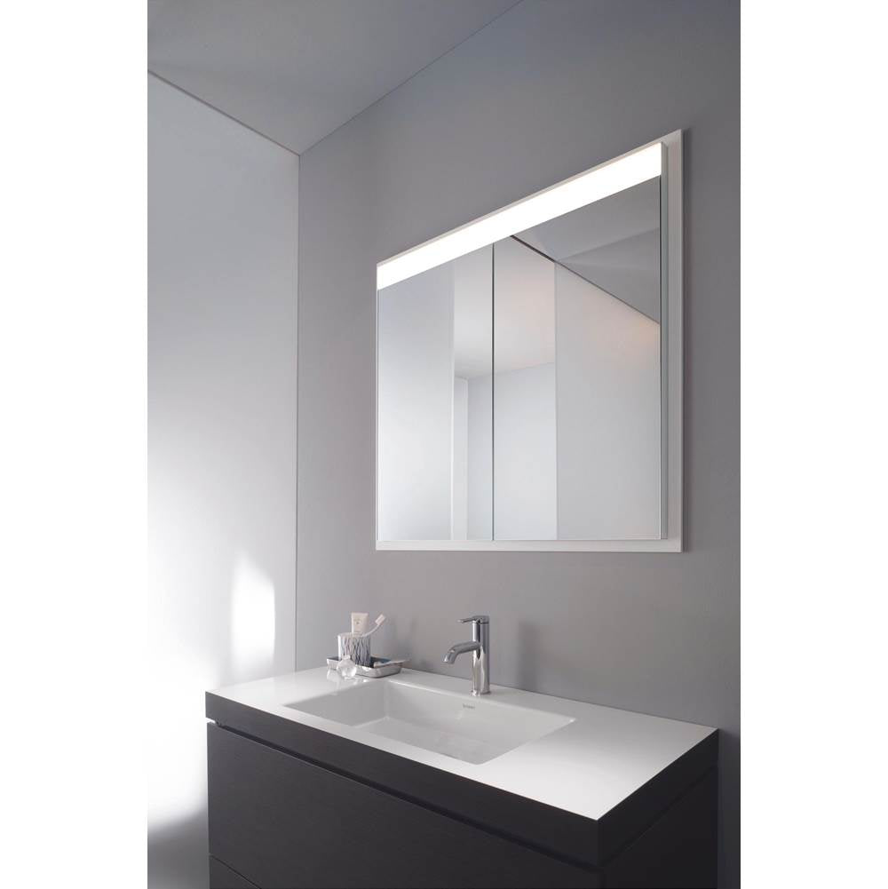 L-Cube Two Drawer C-Bonded Wall-Mount Vanity Kit Concrete Gray