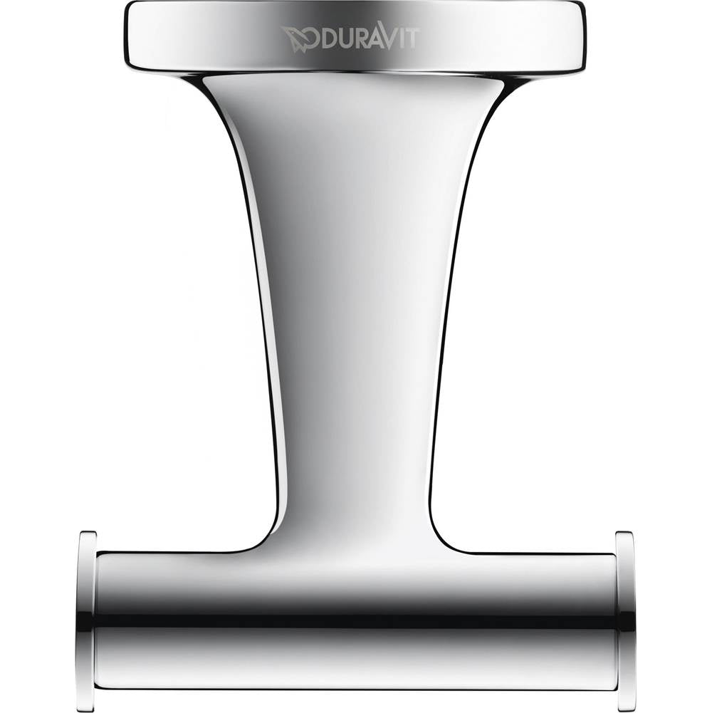 Duravit - Starck T Towel Hooks Chrome - Chrome