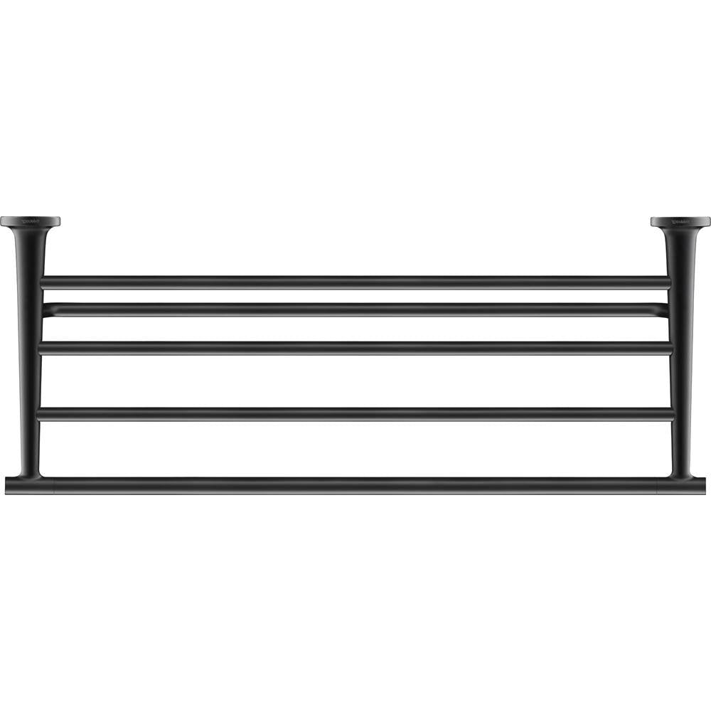 Duravit - Starck T Towel Shelf Black - Black