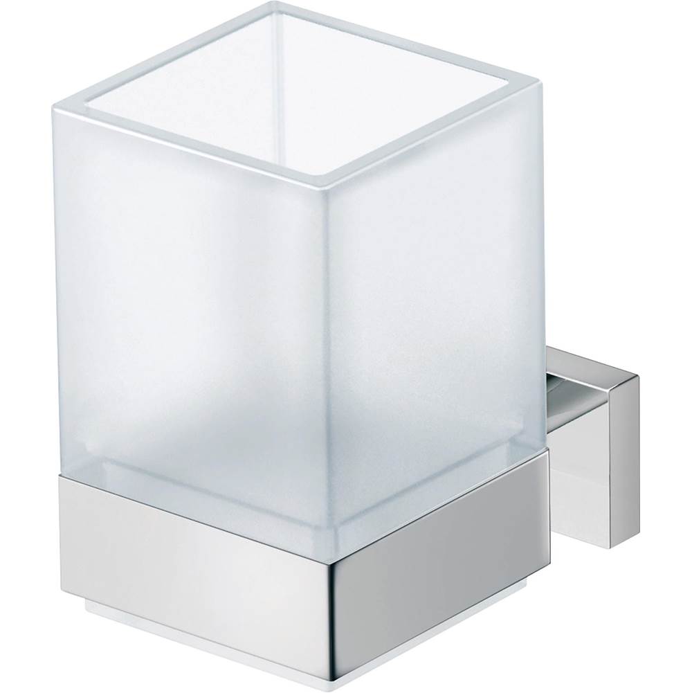 Karree Toothbrush Cup Chrome