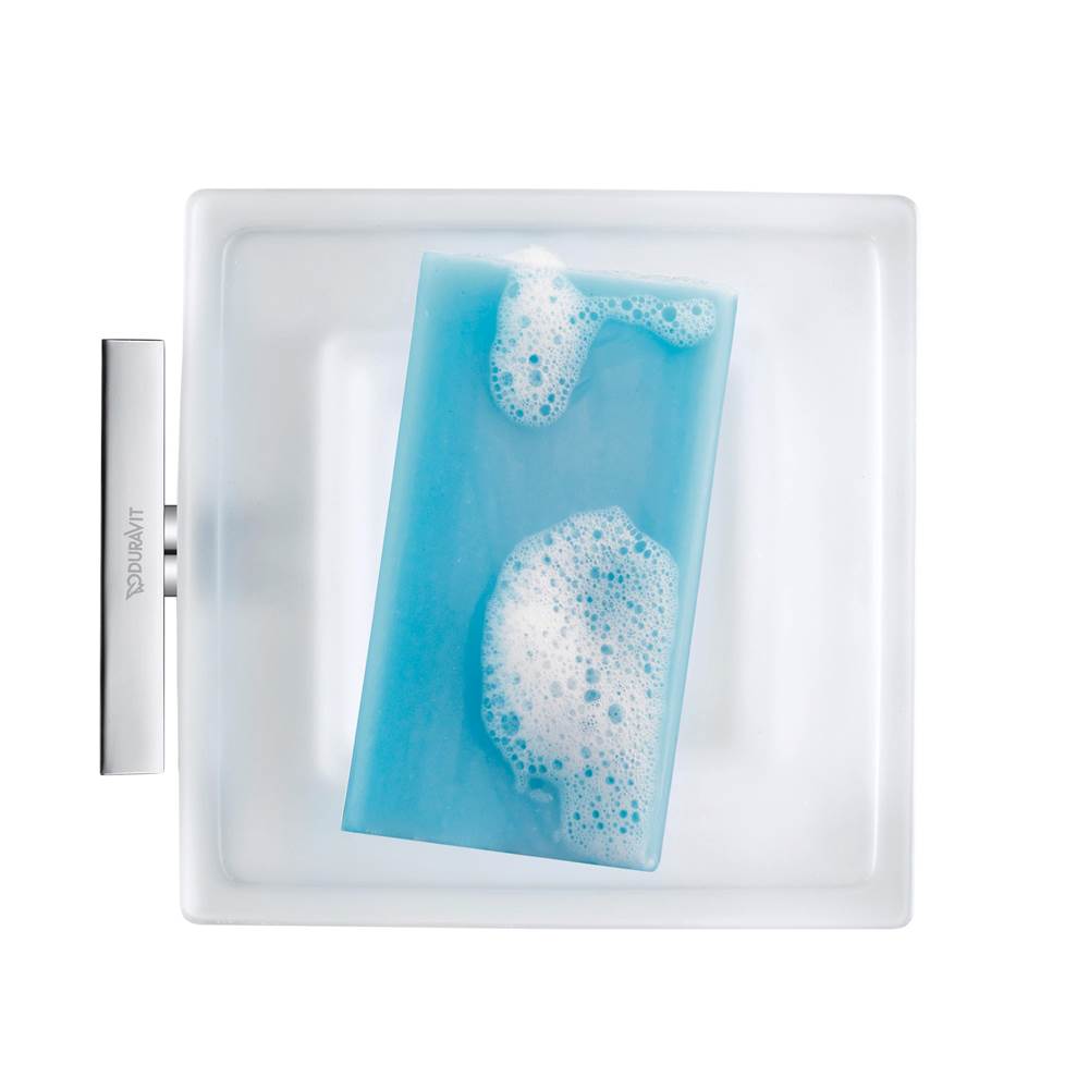 Karree Soap Dish Chrome