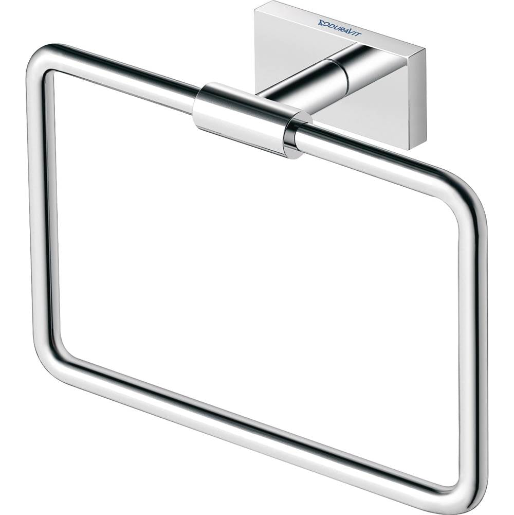 Karree Towel Ring Chrome