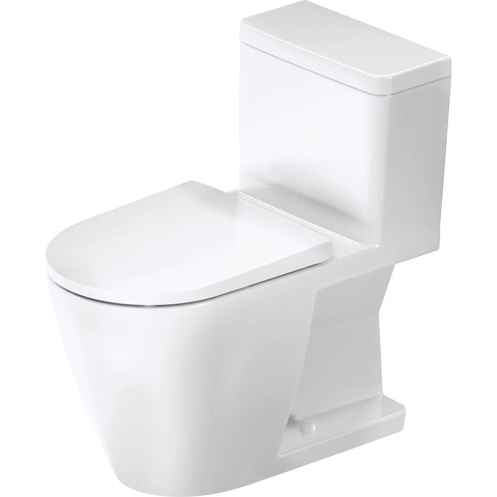 D-Neo One-Piece Toilet White, Left Hand Lever