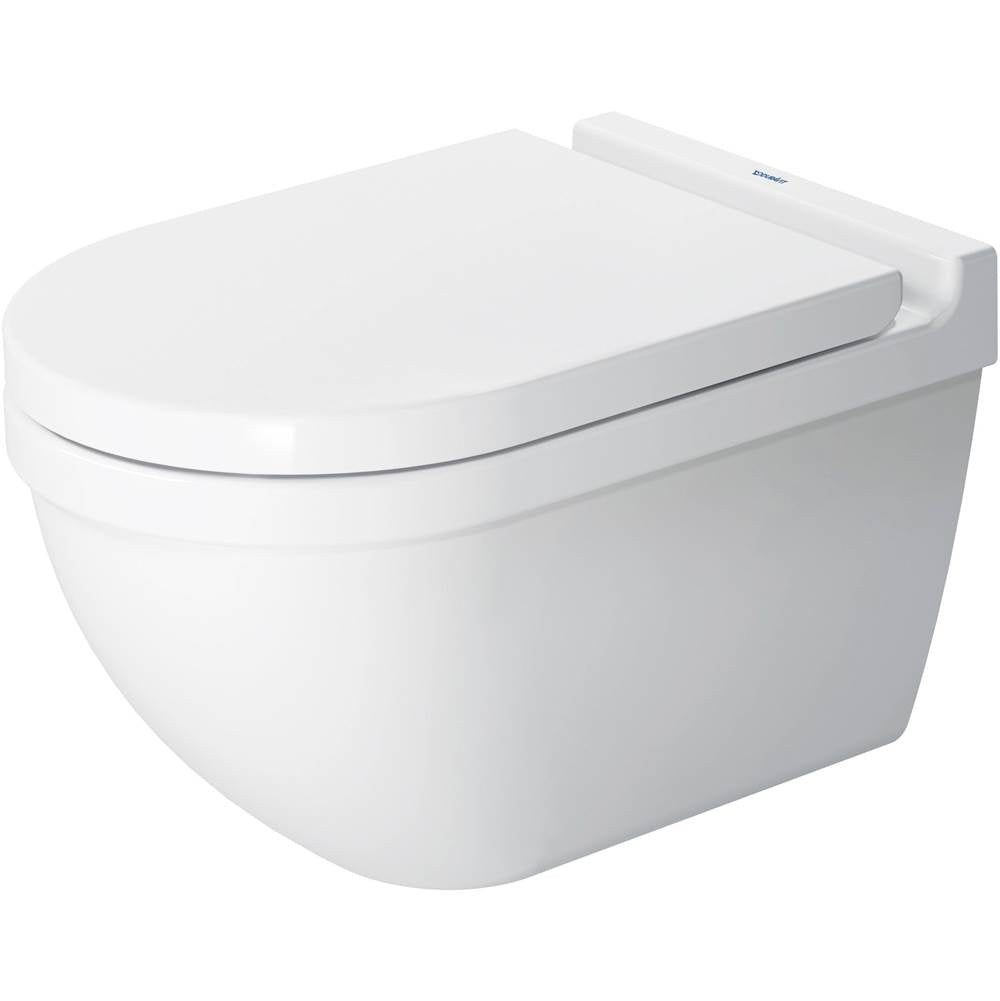 Duravit - Starck 3 Wall-Mounted Toilet White with HygieneGlaze - White