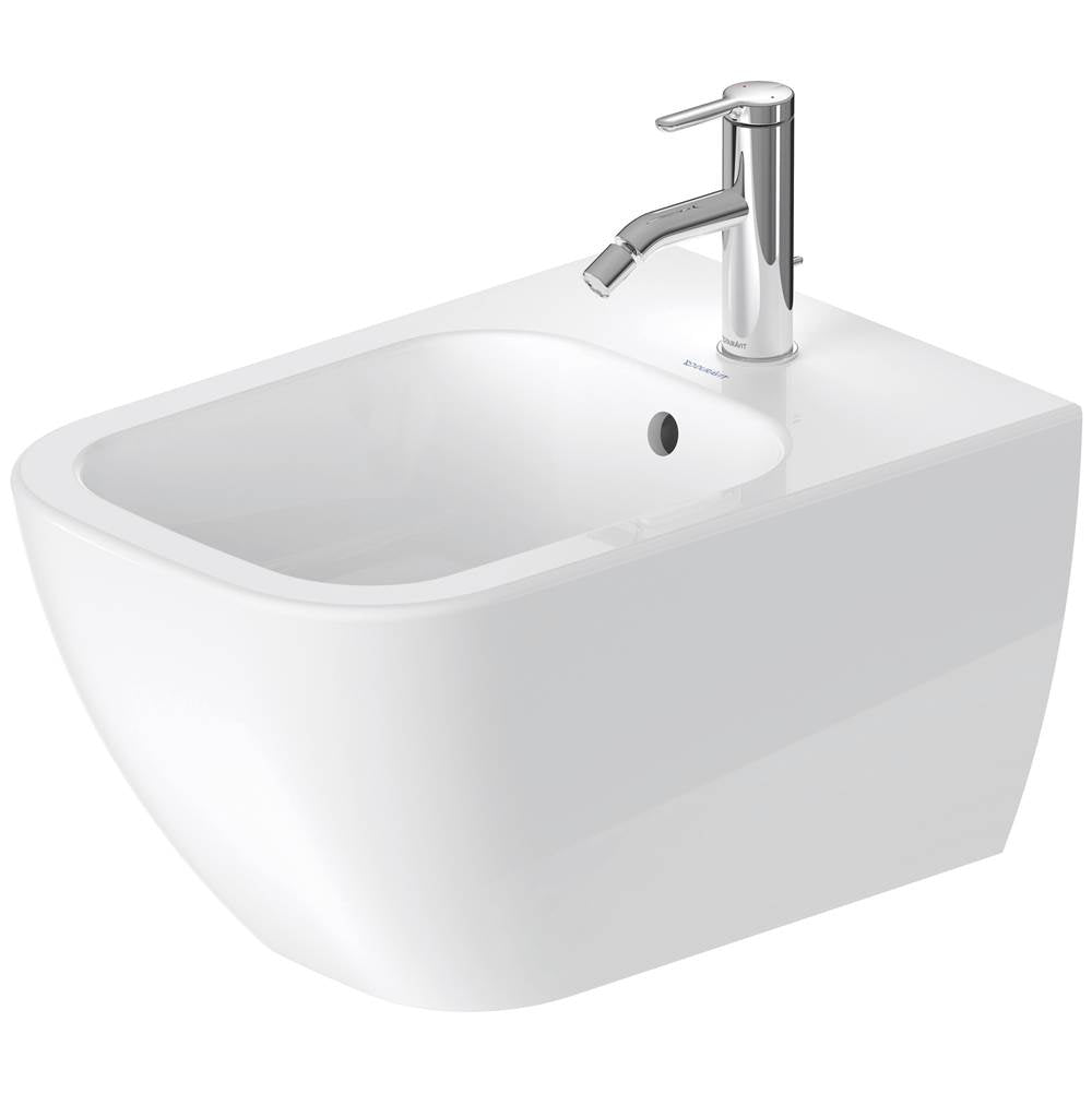 Duravit - Happy D.2 Wall-Mounted Bidet White - White