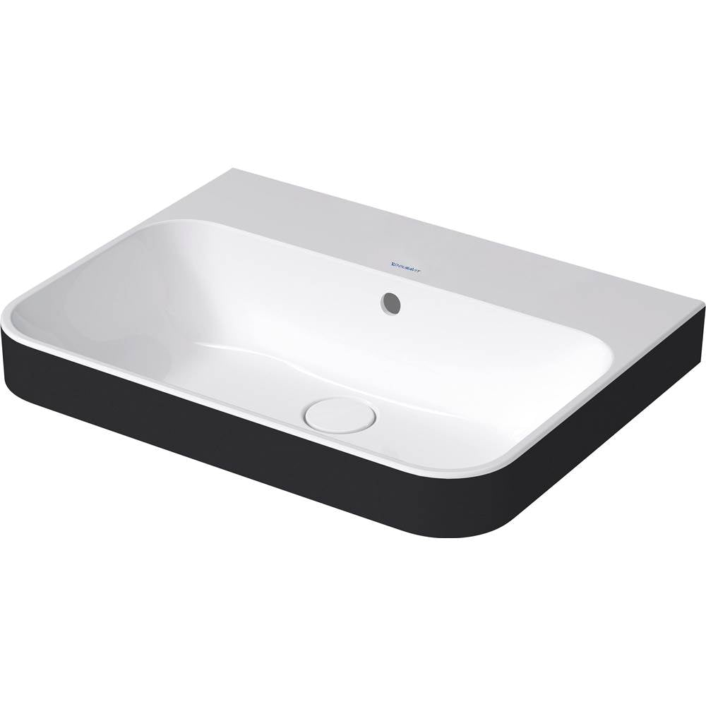 Duravit - Happy D.2 Plus Washbowl White With Anthracite - White With Anthracite