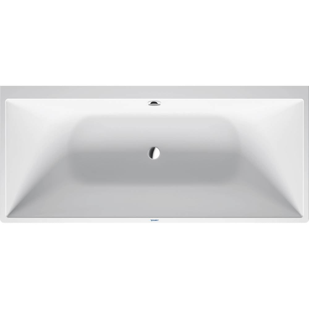 Duravit - DuraSquare Back-to-Wall Bathtub White - White
