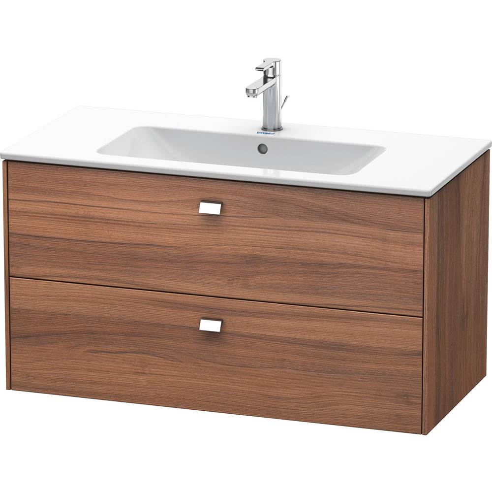 Duravit - Brioso Two Drawer Wall-Mount Vanity Unit Walnut - Natural Walnut