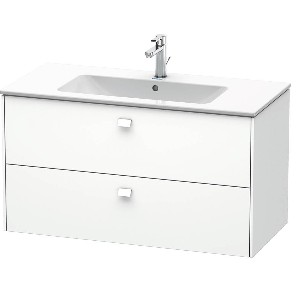 Duravit - Brioso Two Drawer Wall-Mount Vanity Unit White - White Matte