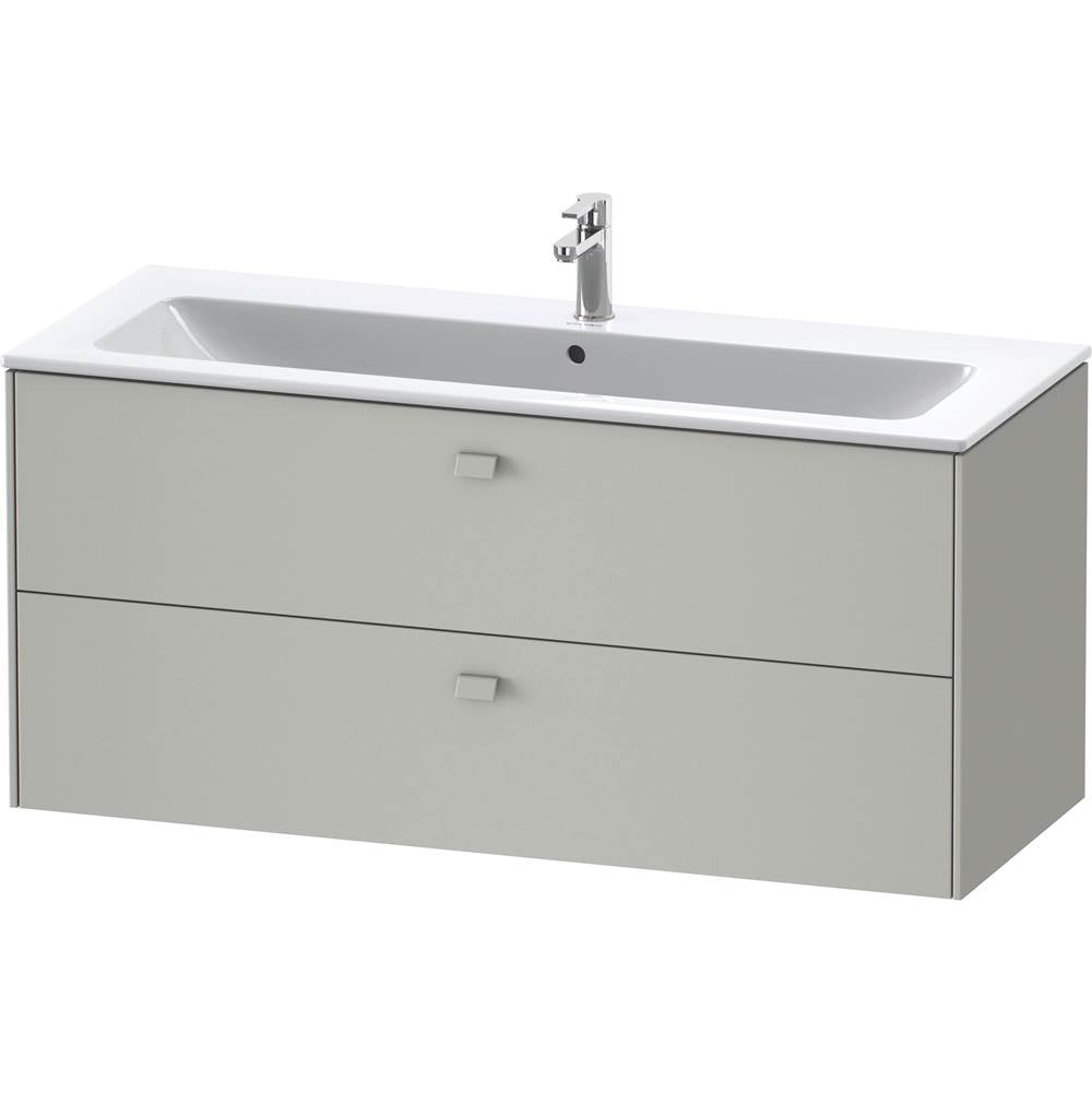 Brioso Two Drawer Wall-Mount Vanity Unit Concrete Gray