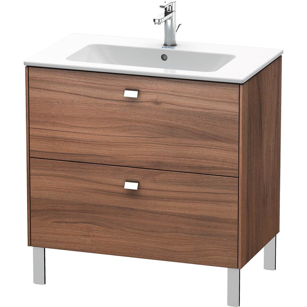Duravit - Brioso Two Drawer Floorstanding Vanity Unit Walnut - Natural Walnut