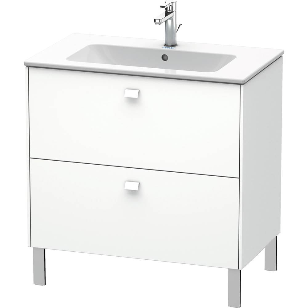 Duravit - Brioso Two Drawer Floorstanding Vanity Unit White - White Matte