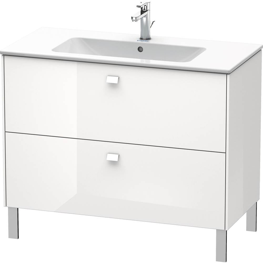 Duravit - Brioso Two Drawer Floorstanding Vanity Unit White - White High Gloss