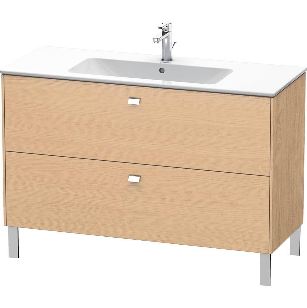 Brioso Two Drawer Floorstanding Vanity Unit Concrete Gray