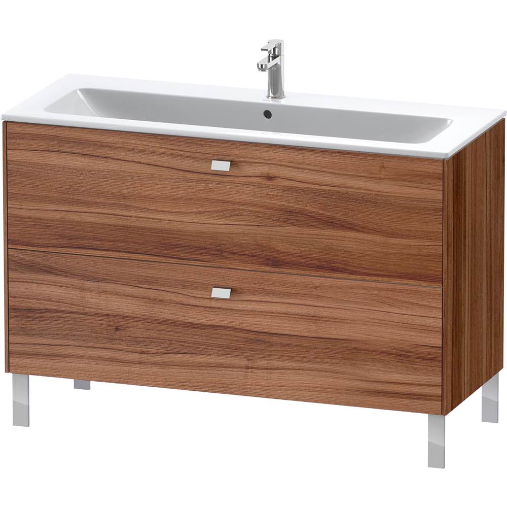 Brioso Two Drawer Floorstanding Vanity Unit Concrete Gray