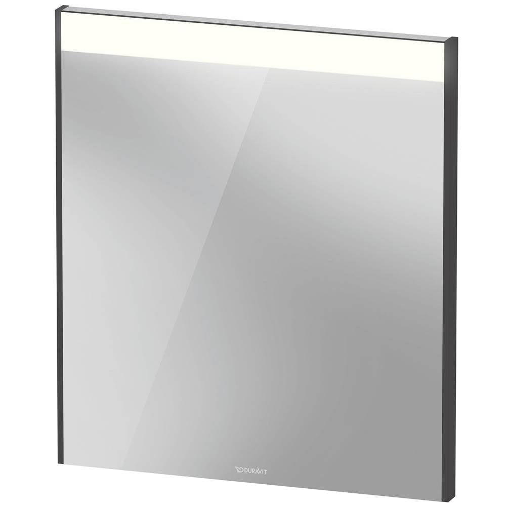Duravit - Brioso Mirror with Lighting Graphite - Graphite Matte