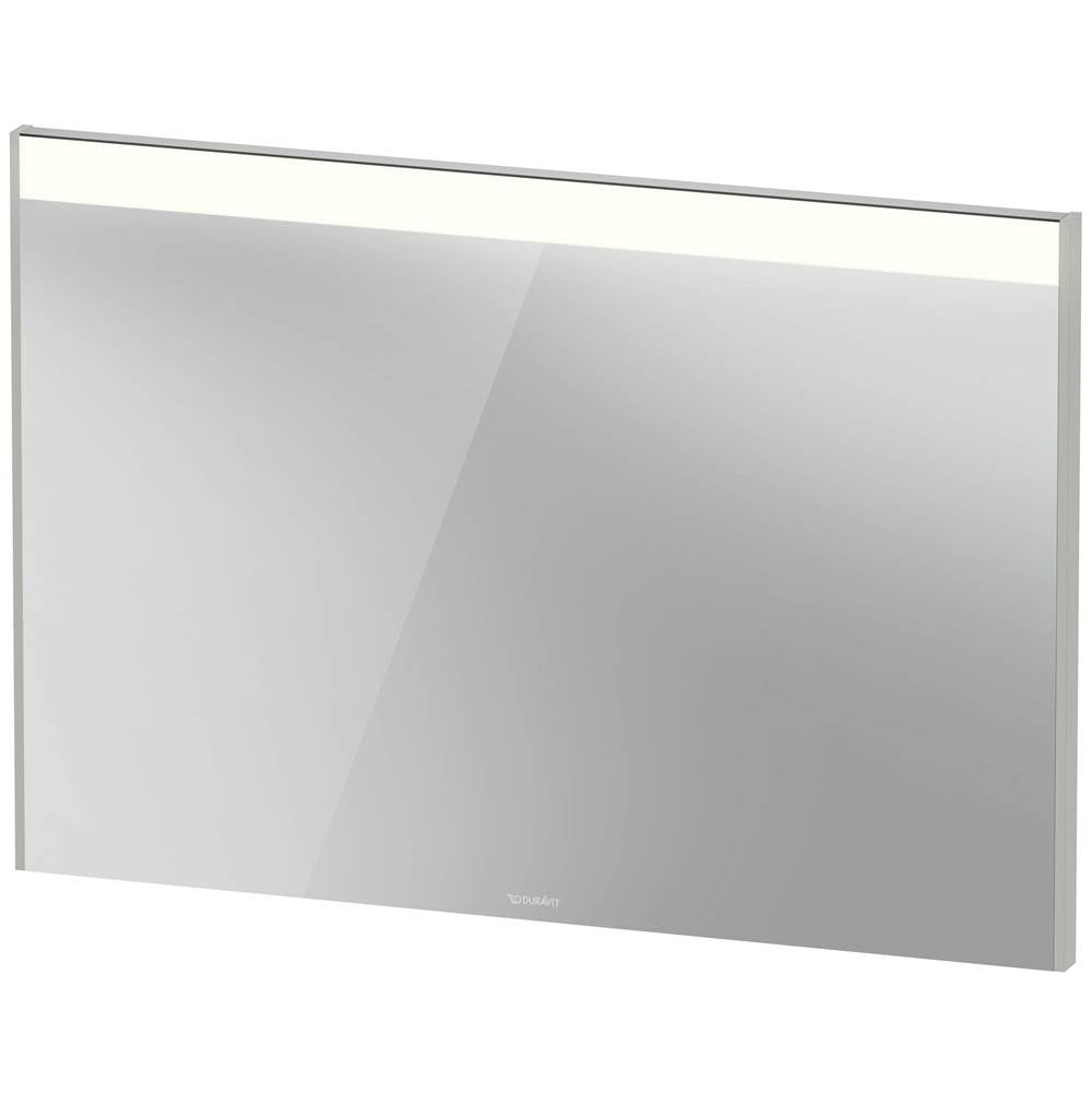 Duravit - Brioso Mirror with Lighting Concrete Gray - Concrete Gray Matte
