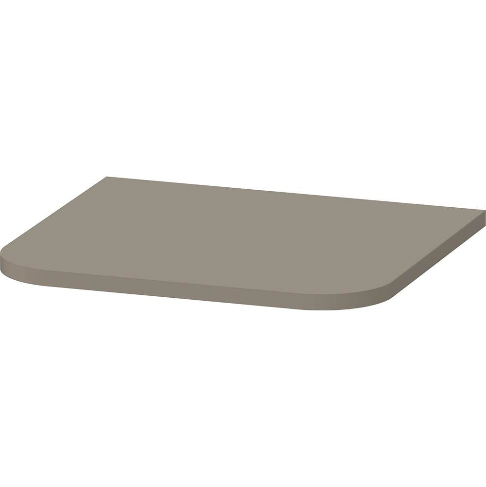 Duravit - Happy D.2 Plus Cover Plate Stone Gray - Stone Gray Satin Matte