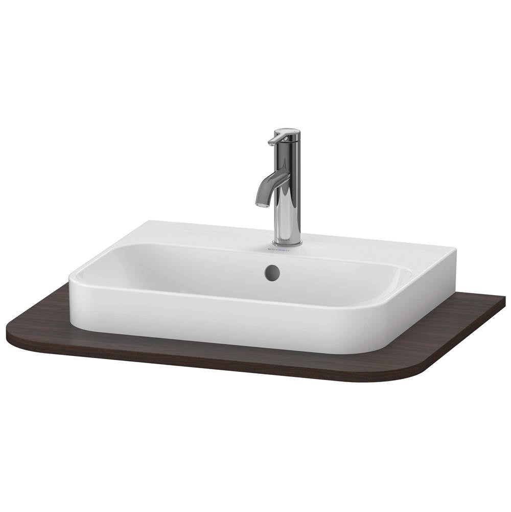 Duravit - Happy D.2 Plus Console with One Sink Cut-Out Walnut Brushed - Walnut Brushed