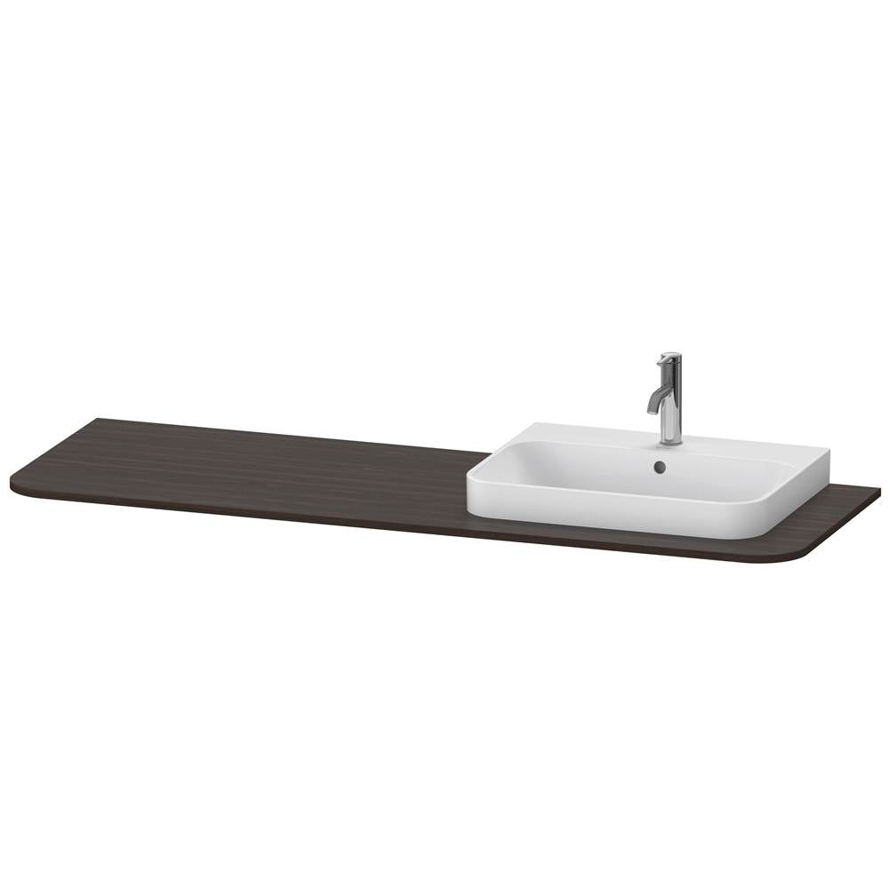 Duravit - Happy D.2 Plus Console with One Sink Cut-Out Walnut Brushed - Walnut Brushed