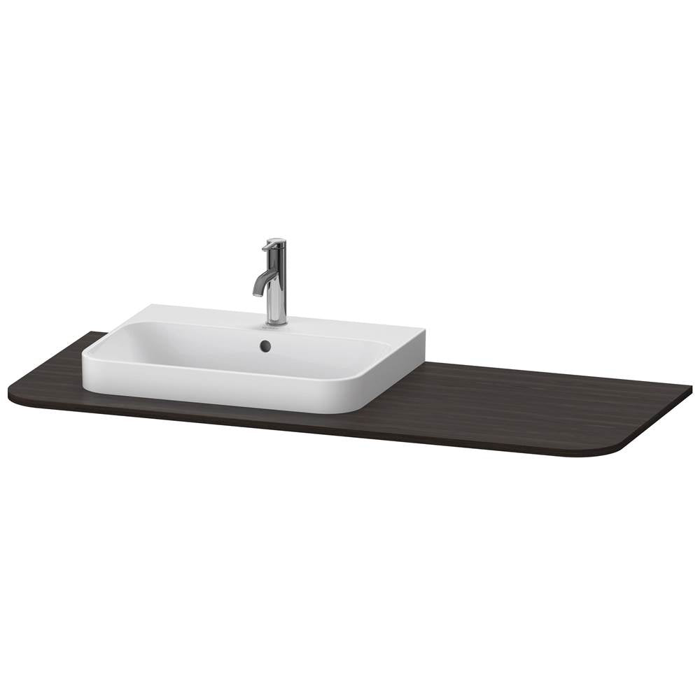 Duravit - Happy D.2 Plus Console with One Sink Cut-Out Walnut Brushed - Walnut Brushed