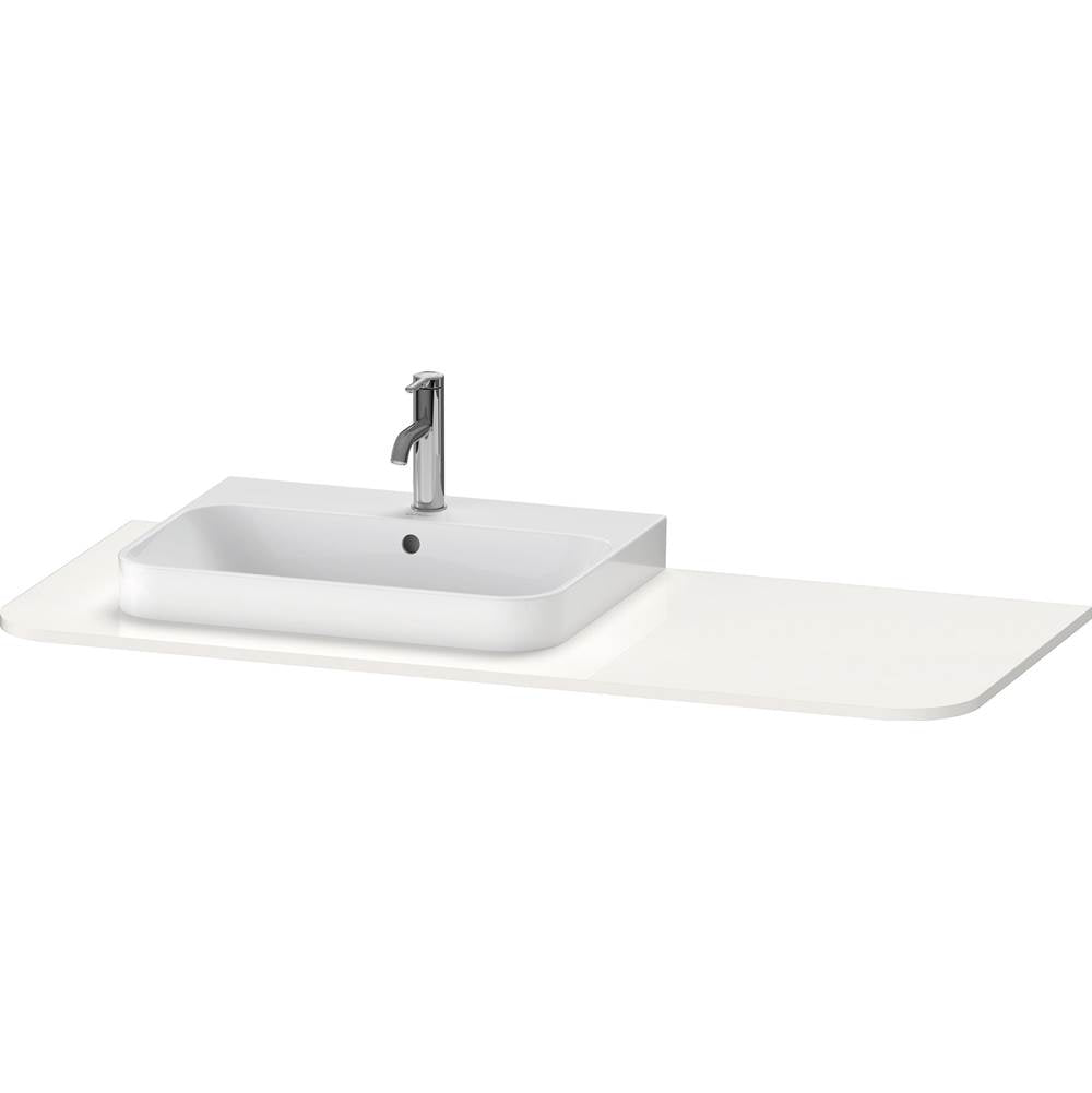 Duravit - Happy D.2 Plus Console with One Sink Cut-Out White - White High Gloss