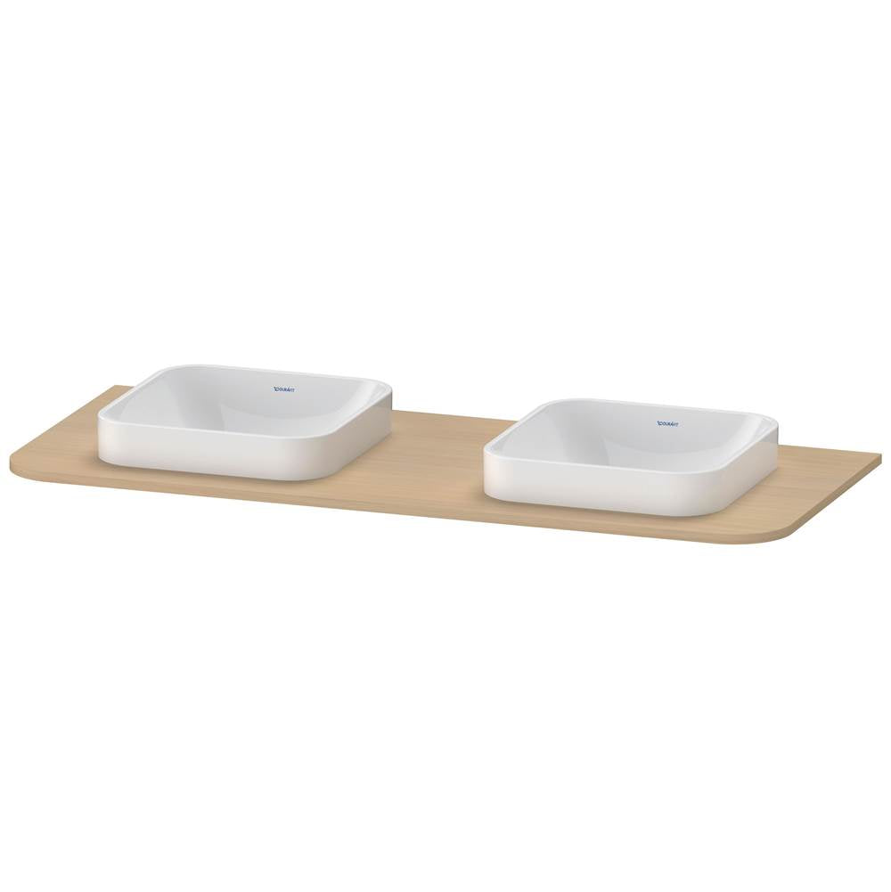 Duravit - Happy D.2 Plus Console with Two Sink Cut-Outs Mediterranean Oak - Mediterranean Oak