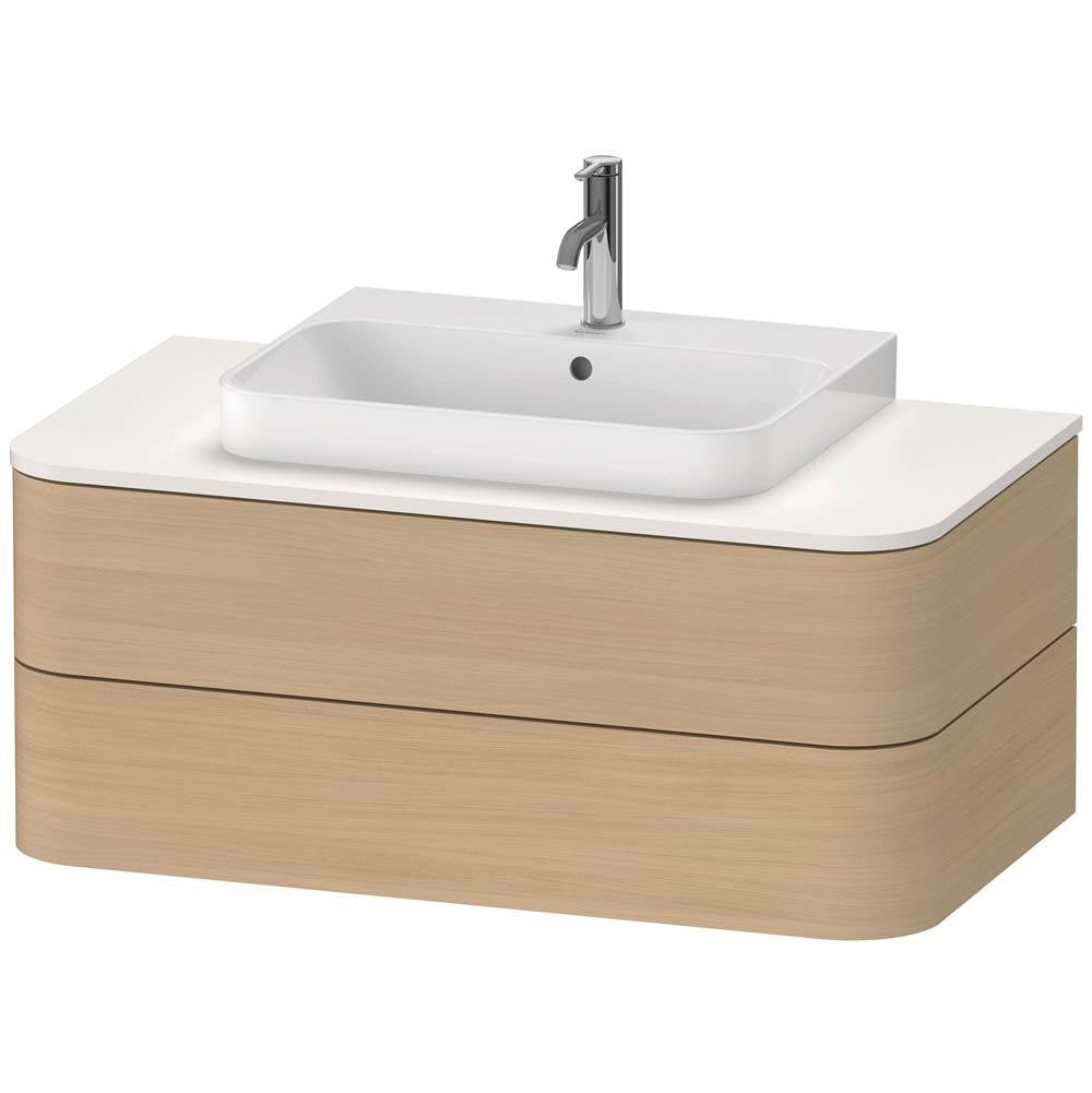 Duravit - Happy D.2 Plus Two Drawer Wall-Mount Vanity Unit Mediterranean Oak - Mediterranean Oak