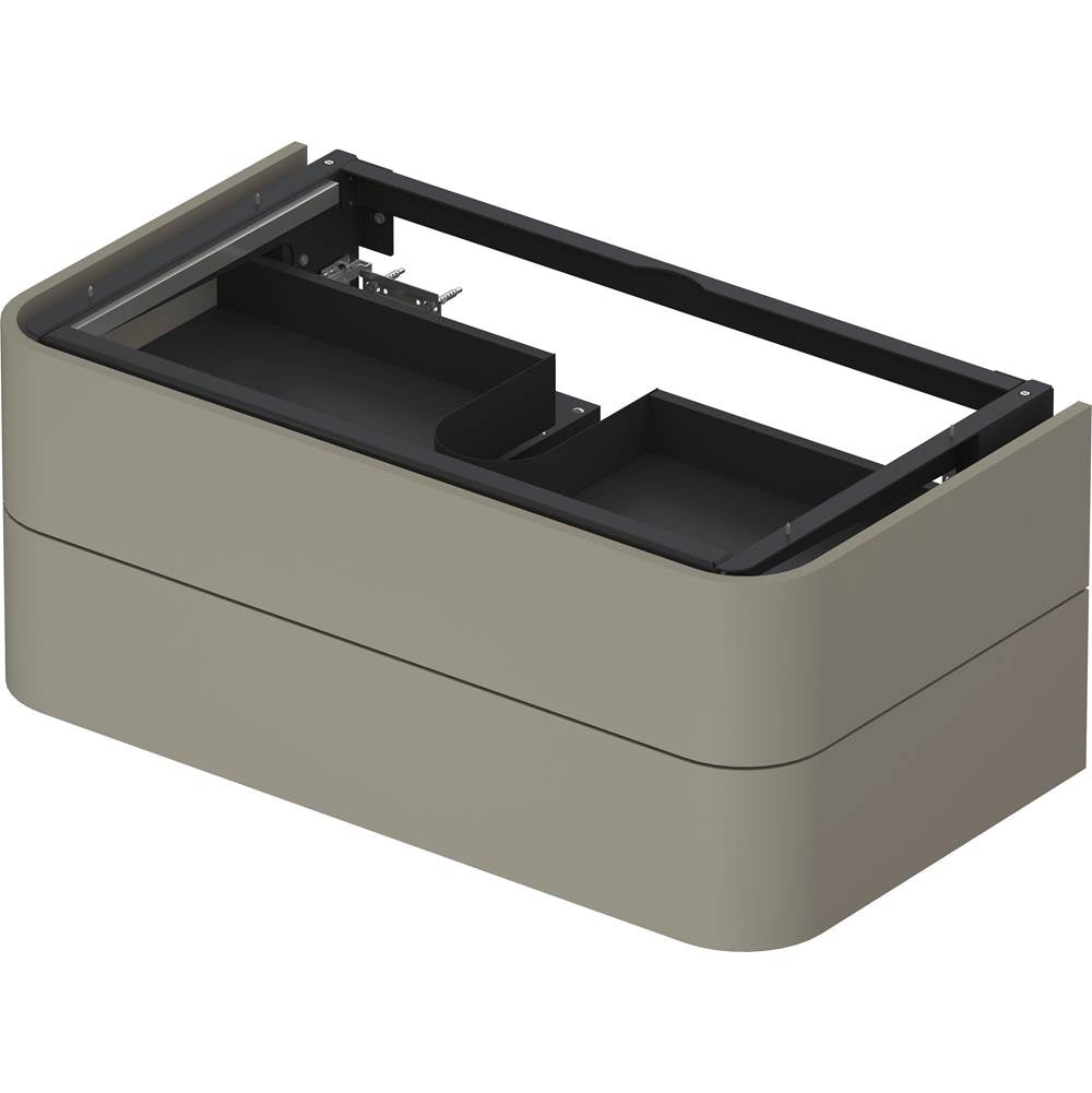 Happy D.2 Plus Two Drawer Wall-Mount Vanity Unit White